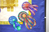 Authentic HERMES Carre 90 Scarf "LES RUBANS DU CHEVAL" Silk Navy 1419D