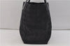 Authentic CHANEL New Travel Line Shoulder Tote Bag Nylon Leather Black 1419E