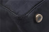 Authentic CHANEL New Travel Line Shoulder Tote Bag Nylon Leather Black 1419E