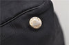 Authentic CHANEL New Travel Line Shoulder Tote Bag Nylon Leather Black 1419E