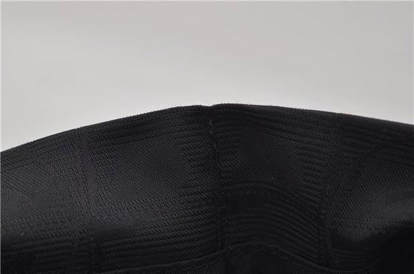 Authentic CHANEL New Travel Line Shoulder Tote Bag Nylon Leather Black 1419E