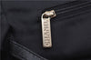 Authentic CHANEL New Travel Line Shoulder Tote Bag Nylon Leather Black 1419E