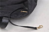 Authentic CHANEL New Travel Line Shoulder Tote Bag Nylon Leather Black 1419E