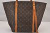 Authentic Louis Vuitton Monogram Sac Shopping PM Tote Bag M51108 LV Junk 1419I
