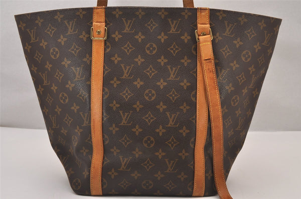 Authentic Louis Vuitton Monogram Sac Shopping PM Tote Bag M51108 LV Junk 1419I