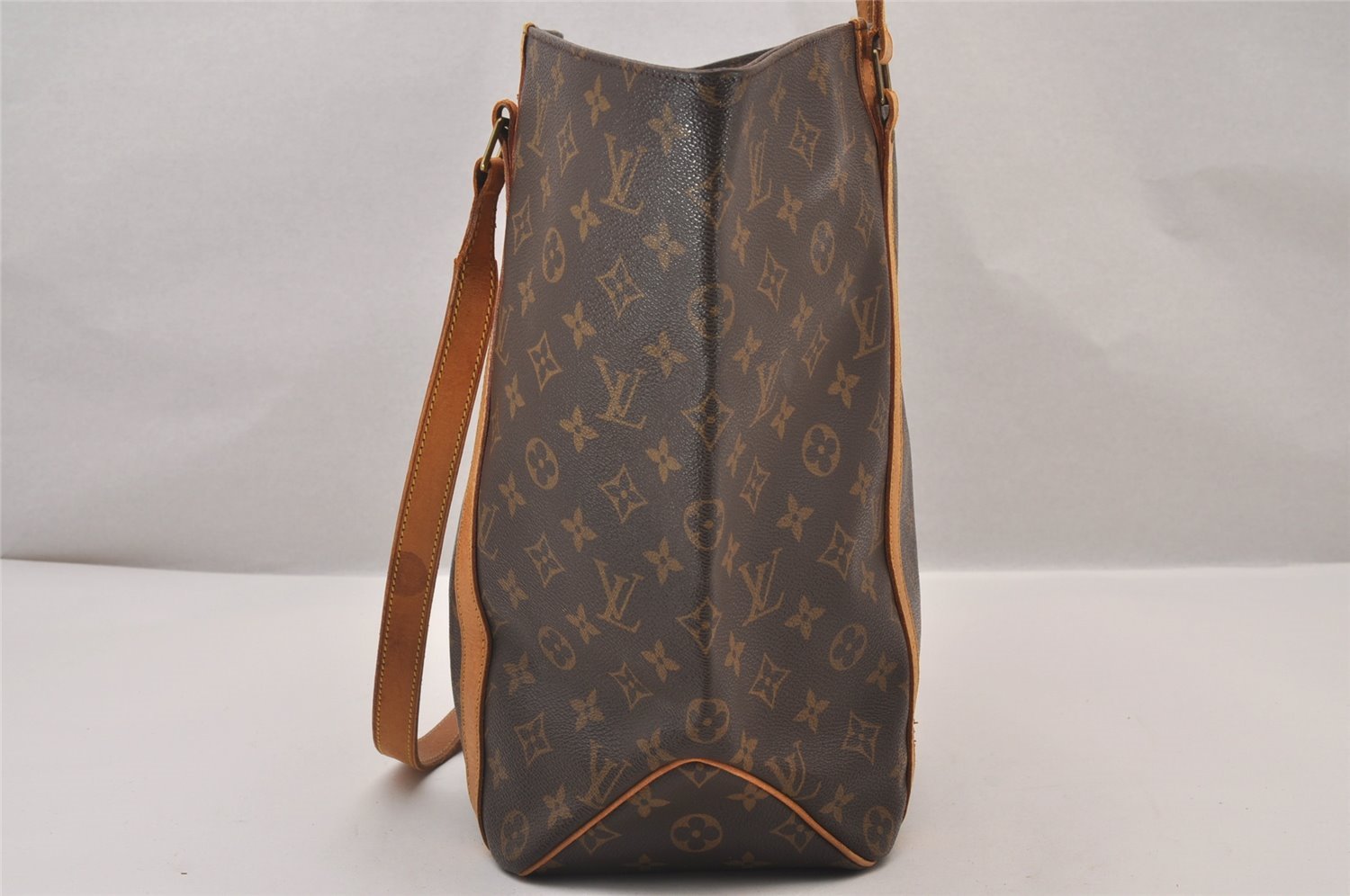 Authentic Louis Vuitton Monogram Sac Shopping PM Tote Bag M51108 LV Junk 1419I