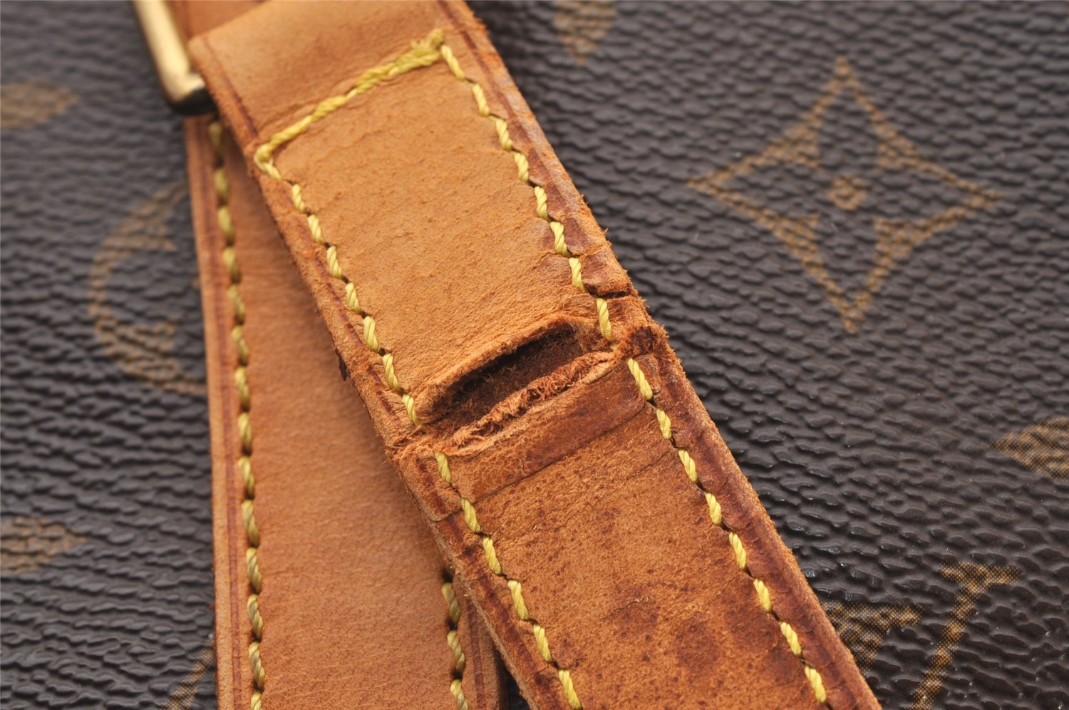 Authentic Louis Vuitton Monogram Sac Shopping PM Tote Bag M51108 LV Junk 1419I