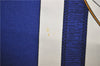 Authentic HERMES Carre 90 Scarf "Eperon d'or" Silk Blue 1420D