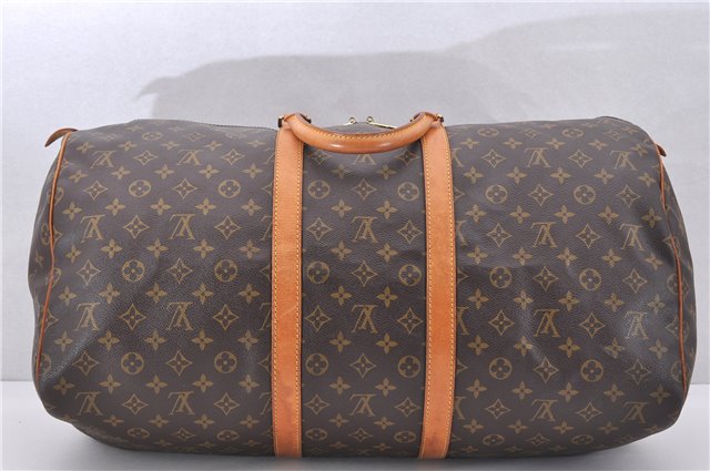 Authentic Louis Vuitton Monogram Keepall 55 Travel Boston Bag M41424 LV 1420F