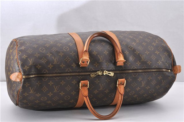 Authentic Louis Vuitton Monogram Keepall 55 Travel Boston Bag M41424 LV 1420F