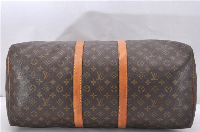 Authentic Louis Vuitton Monogram Keepall 55 Travel Boston Bag M41424 LV 1420F