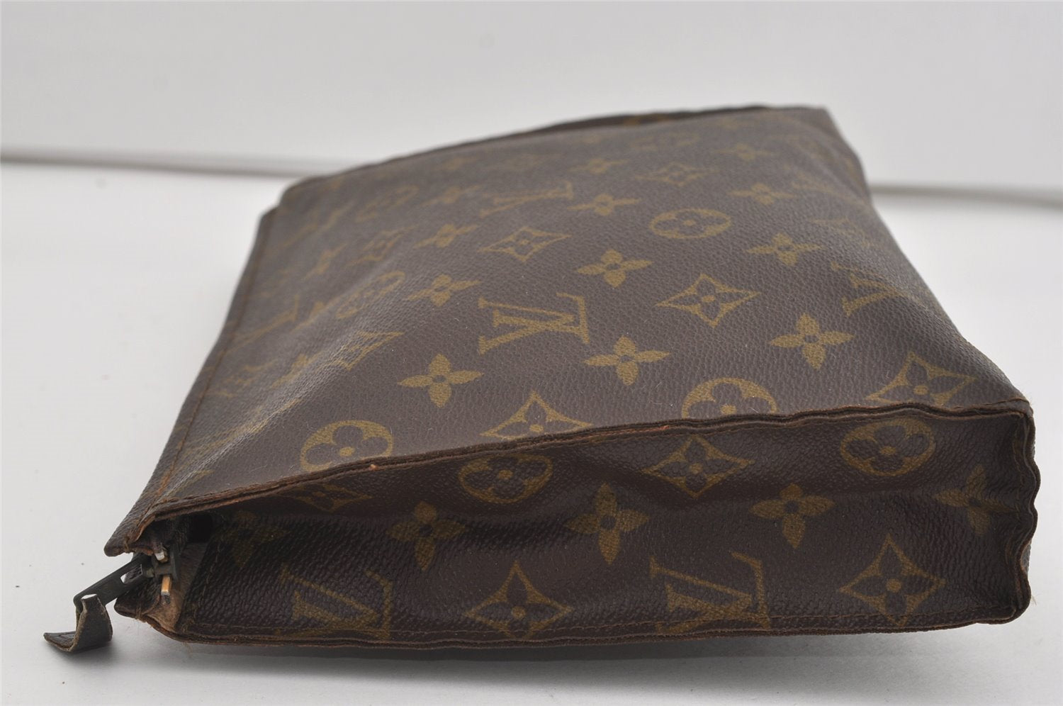 Auth Louis Vuitton Monogram Poche Toilette 26 Cosmetics Pouch Old Model LV 1420I