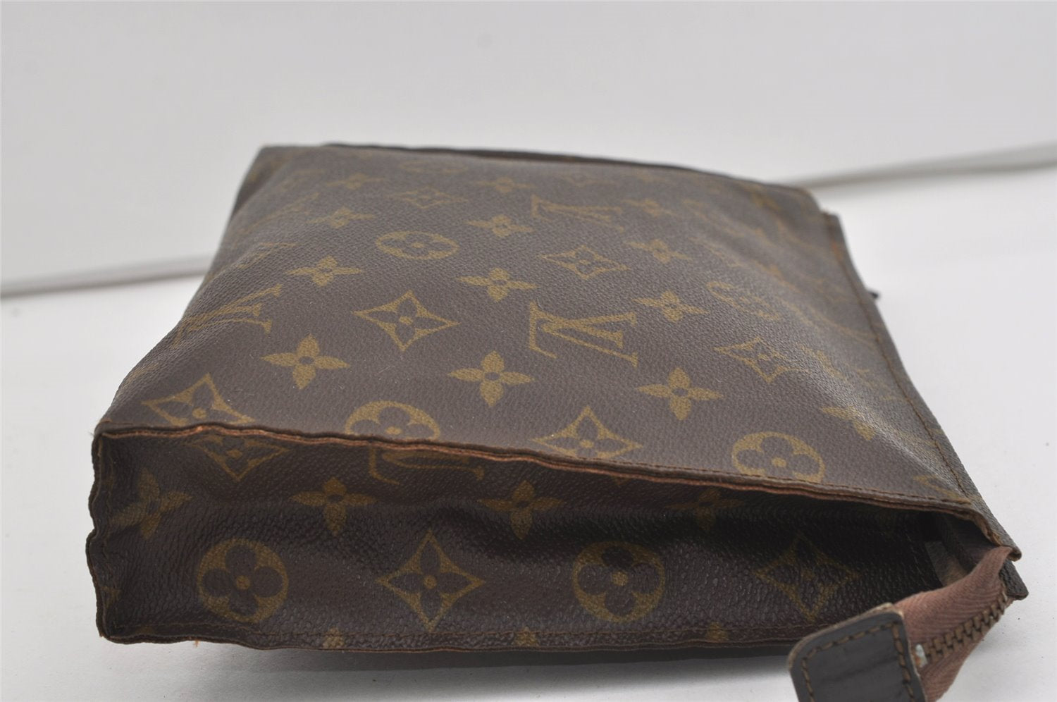 Auth Louis Vuitton Monogram Poche Toilette 26 Cosmetics Pouch Old Model LV 1420I