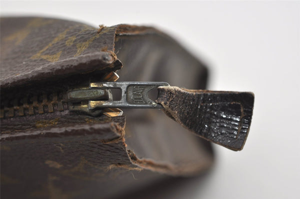 Auth Louis Vuitton Monogram Poche Toilette 26 Cosmetics Pouch Old Model LV 1420I