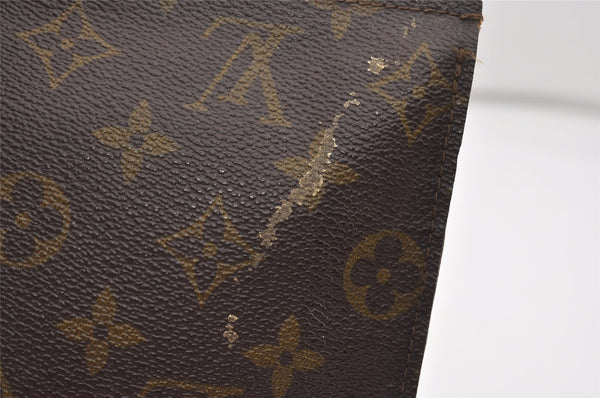 Auth Louis Vuitton Monogram Poche Toilette 26 Cosmetics Pouch Old Model LV 1420I