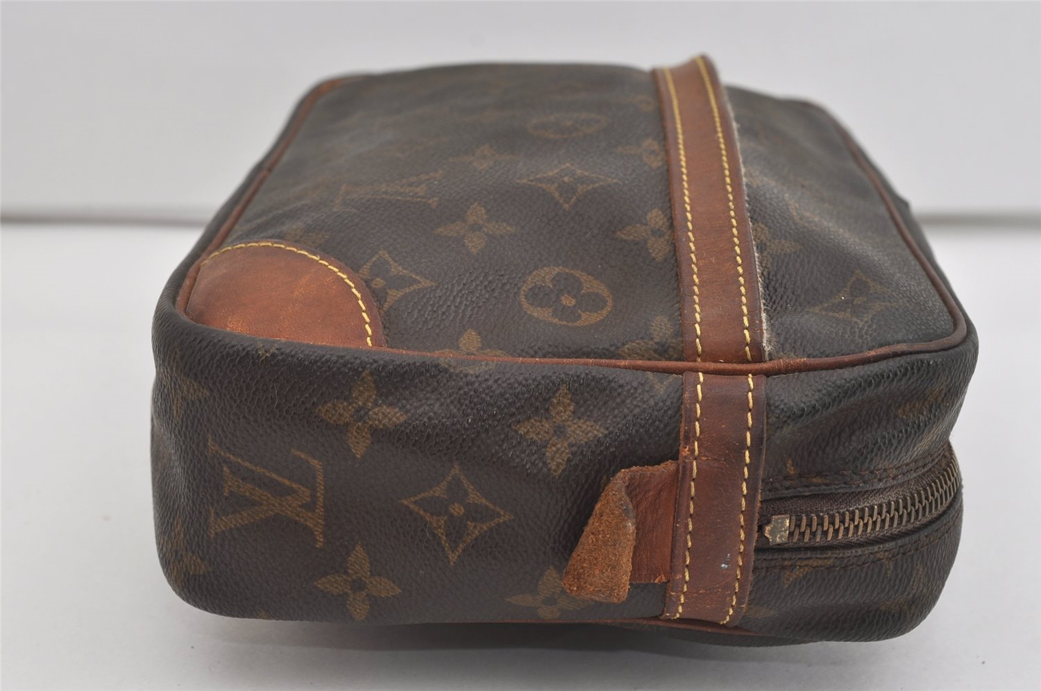 Authentic Louis Vuitton Monogram Compiegne 28 Clutch Hand Bag M51845 LV 1421I