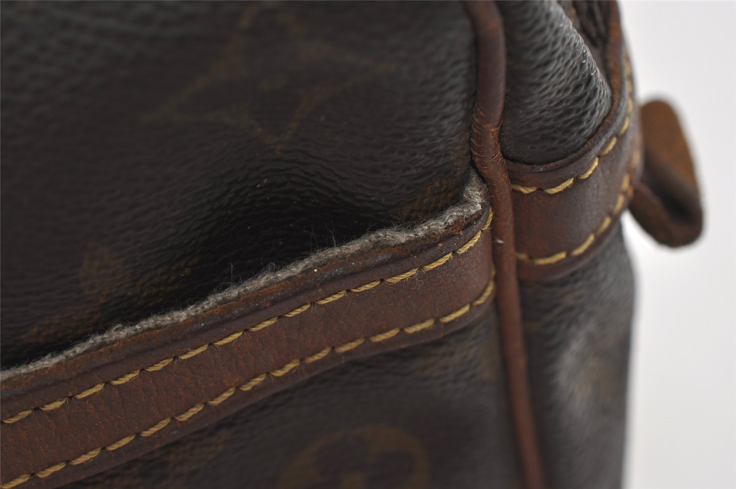 Authentic Louis Vuitton Monogram Compiegne 28 Clutch Hand Bag M51845 LV 1421I