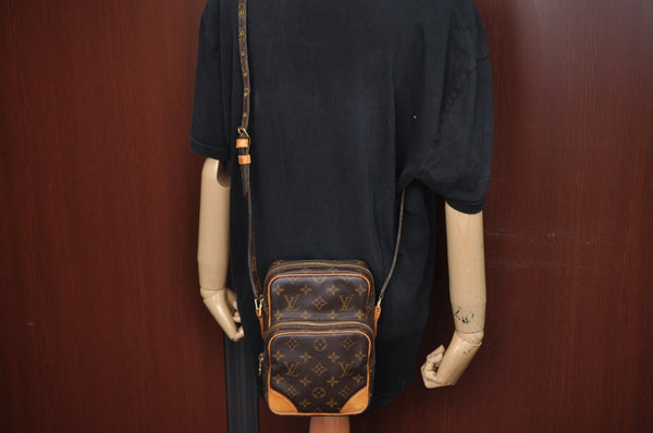 Authentic Louis Vuitton Monogram Amazone Shoulder Cross Body Bag M45236 LV 1422F
