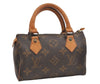 Authentic Louis Vuitton Monogram Mini Speedy Hand Bag Purse M41534 LV 1422I