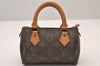 Authentic Louis Vuitton Monogram Mini Speedy Hand Bag Purse M41534 LV 1422I