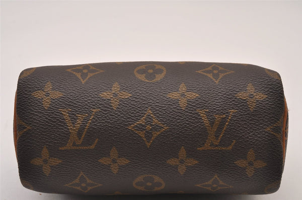 Authentic Louis Vuitton Monogram Mini Speedy Hand Bag Purse M41534 LV 1422I