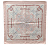 Authentic HERMES Petit Carre 40 Scarf Handkerchief "Eperon d'Or" Silk Pink 1423D