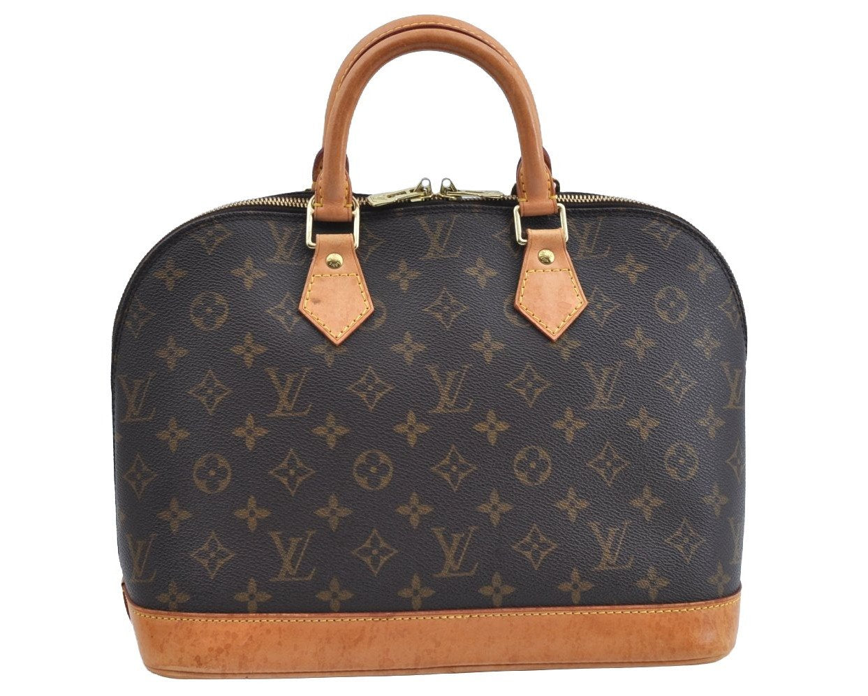 Authentic Louis Vuitton Monogram Alma Hand Bag Purse M51130 LV 1423F
