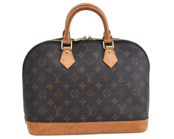Authentic Louis Vuitton Monogram Alma Hand Bag Purse M51130 LV 1423F