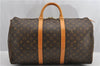 Authentic Louis Vuitton Monogram Keepall 50 Travel Boston Bag M41426 LV 1424F