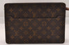 Authentic Louis Vuitton Monogram Pochette Homme Clutch Hand Bag M51795 LV 1424I