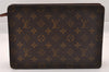 Authentic Louis Vuitton Monogram Pochette Homme Clutch Hand Bag M51795 LV 1424I