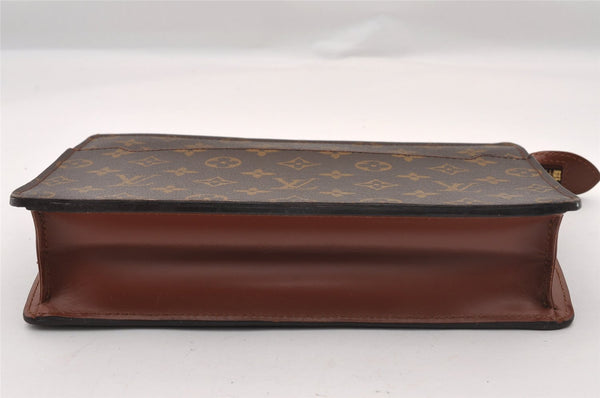 Authentic Louis Vuitton Monogram Pochette Homme Clutch Hand Bag M51795 LV 1424I