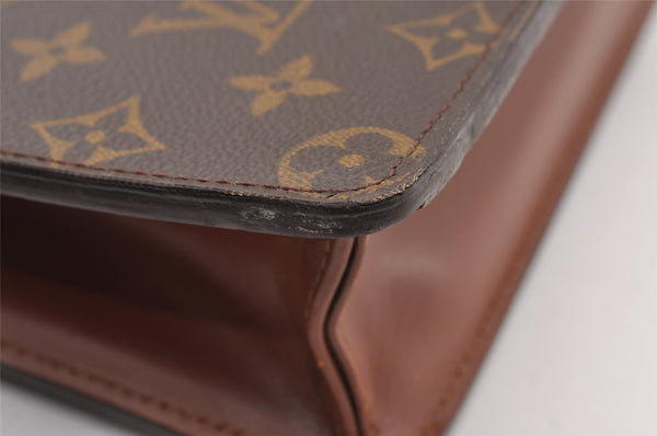 Authentic Louis Vuitton Monogram Pochette Homme Clutch Hand Bag M51795 LV 1424I