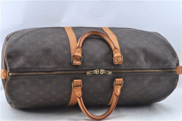 Authentic Louis Vuitton Monogram Keepall 55 Travel Boston Bag M41424 LV 1425F