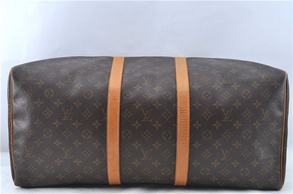 Authentic Louis Vuitton Monogram Keepall 55 Travel Boston Bag M41424 LV 1425F