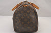 Authentic Louis Vuitton Monogram Speedy 30 Hand Boston Bag M41526 LV 1425I