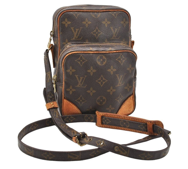Authentic Louis Vuitton Monogram Amazone Shoulder Cross Bag M45236 Junk 1426I