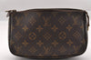 Authentic Louis Vuitton Monogram Pochette Accessoires Pouch M51980 LV Junk 1427I