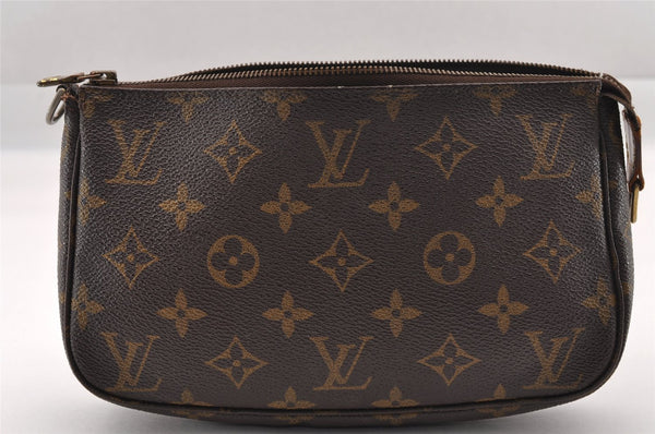 Authentic Louis Vuitton Monogram Pochette Accessoires Pouch M51980 LV Junk 1427I
