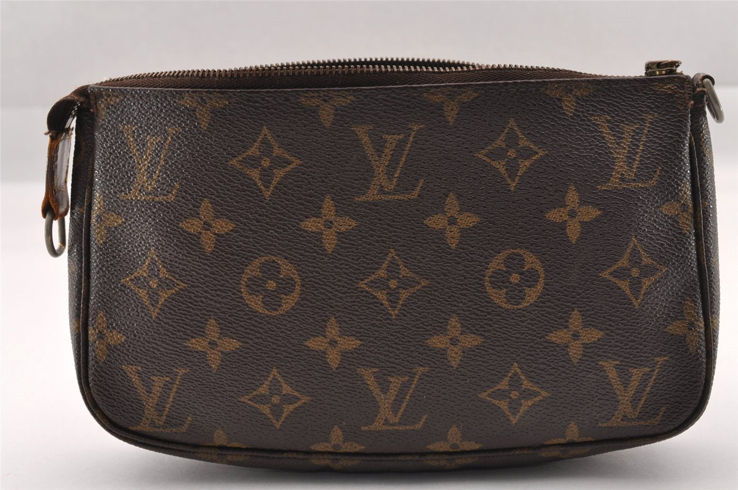 Authentic Louis Vuitton Monogram Pochette Accessoires Pouch M51980 LV Junk 1427I