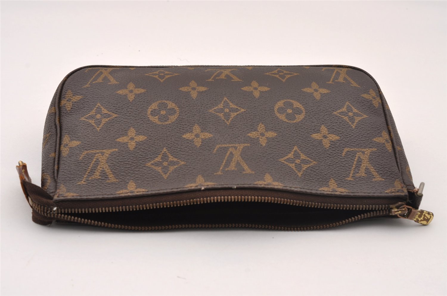 Authentic Louis Vuitton Monogram Pochette Accessoires Pouch M51980 LV Junk 1427I