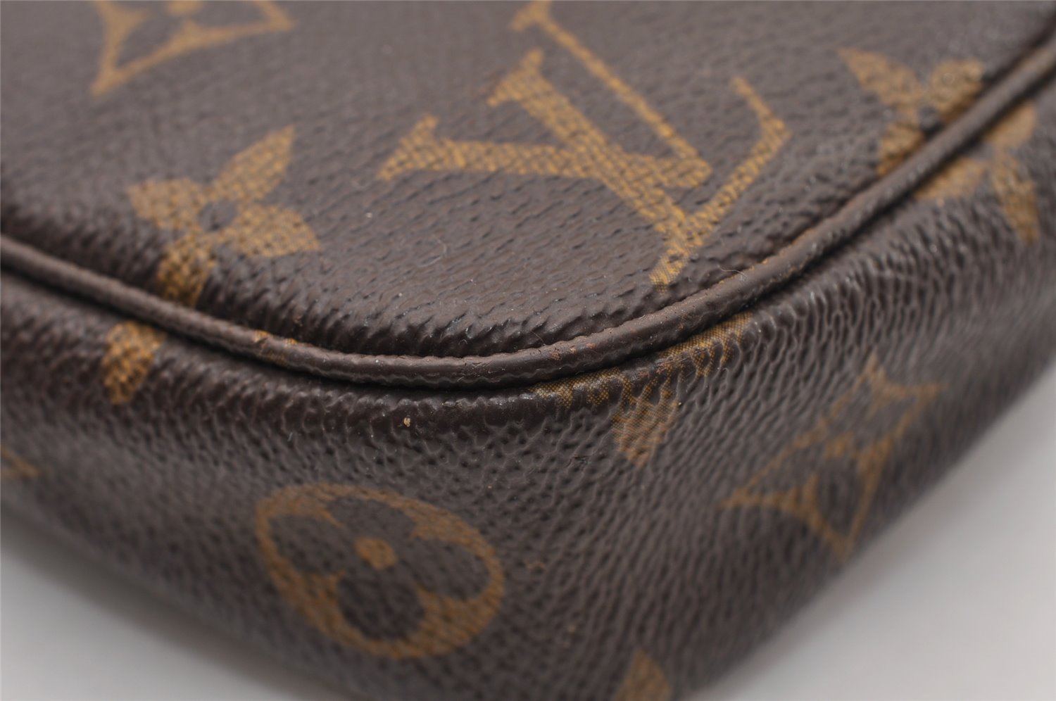 Authentic Louis Vuitton Monogram Pochette Accessoires Pouch M51980 LV Junk 1427I