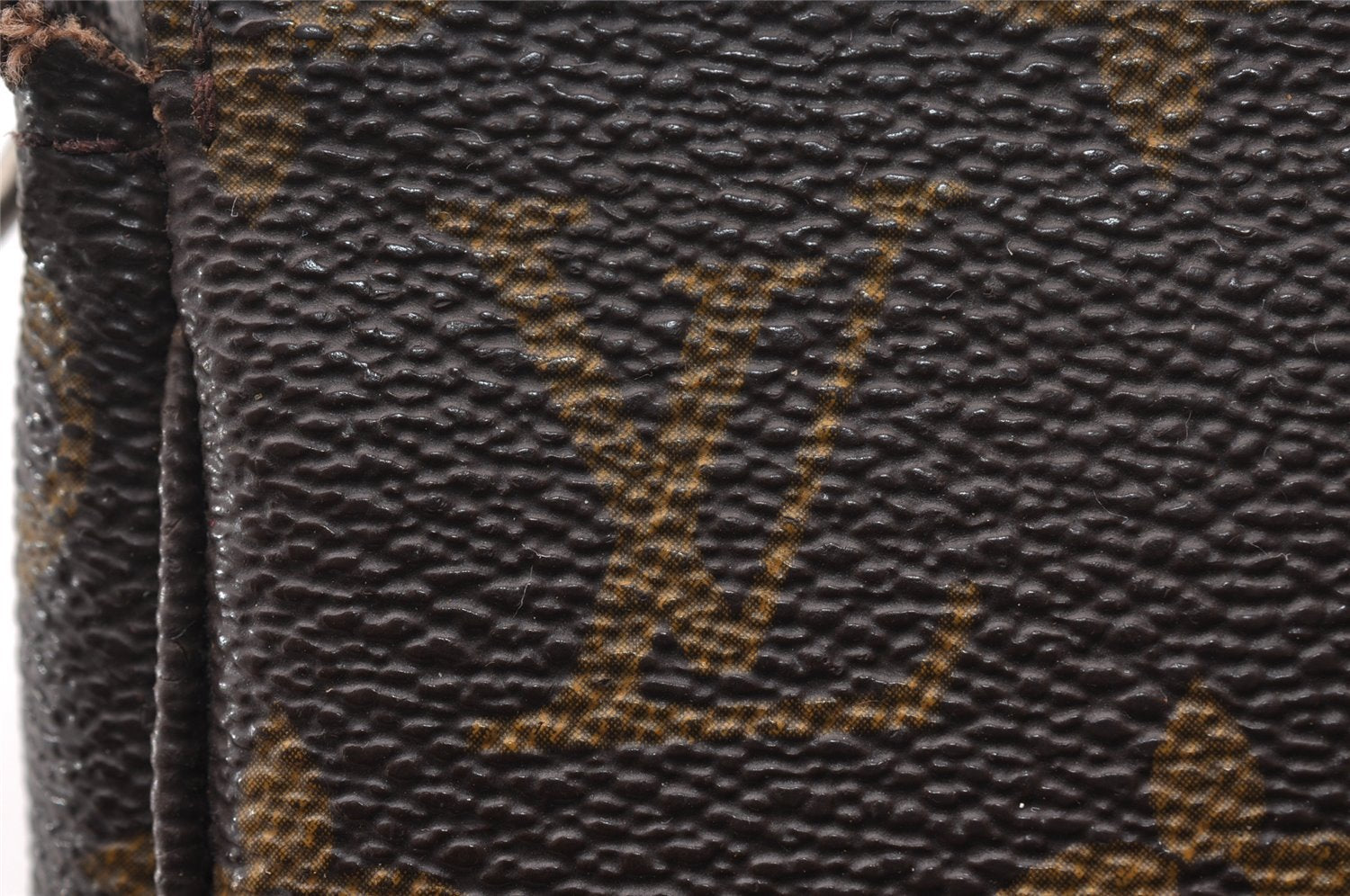 Authentic Louis Vuitton Monogram Pochette Accessoires Pouch M51980 LV Junk 1427I