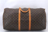 Auth Louis Vuitton Monogram Keepall Bandouliere 60 Boston Bag M41412 LV 1428E