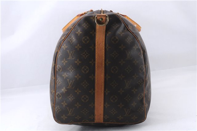 Auth Louis Vuitton Monogram Keepall Bandouliere 60 Boston Bag M41412 LV 1428E