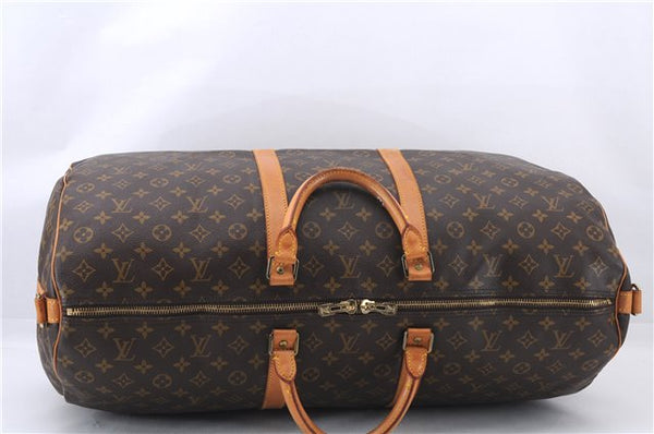 Auth Louis Vuitton Monogram Keepall Bandouliere 60 Boston Bag M41412 LV 1428E