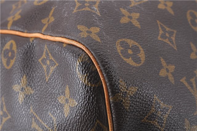 Auth Louis Vuitton Monogram Keepall Bandouliere 60 Boston Bag M41412 LV 1428E