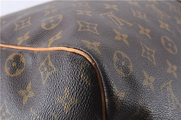 Auth Louis Vuitton Monogram Keepall Bandouliere 60 Boston Bag M41412 LV 1428E