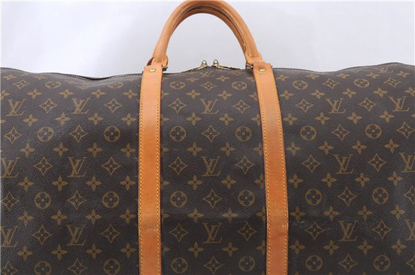 Auth Louis Vuitton Monogram Keepall Bandouliere 60 Boston Bag M41412 LV 1428E