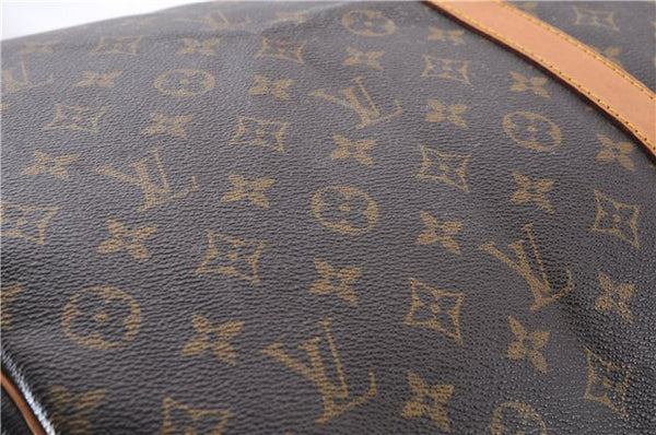 Auth Louis Vuitton Monogram Keepall Bandouliere 60 Boston Bag M41412 LV 1428E